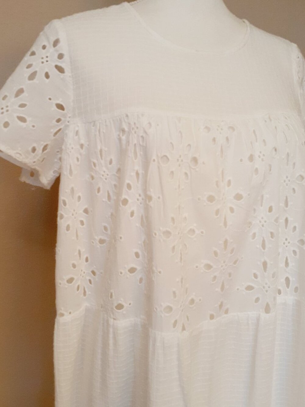 Zara Cotton Tiered Dress - Picture 7 of 15